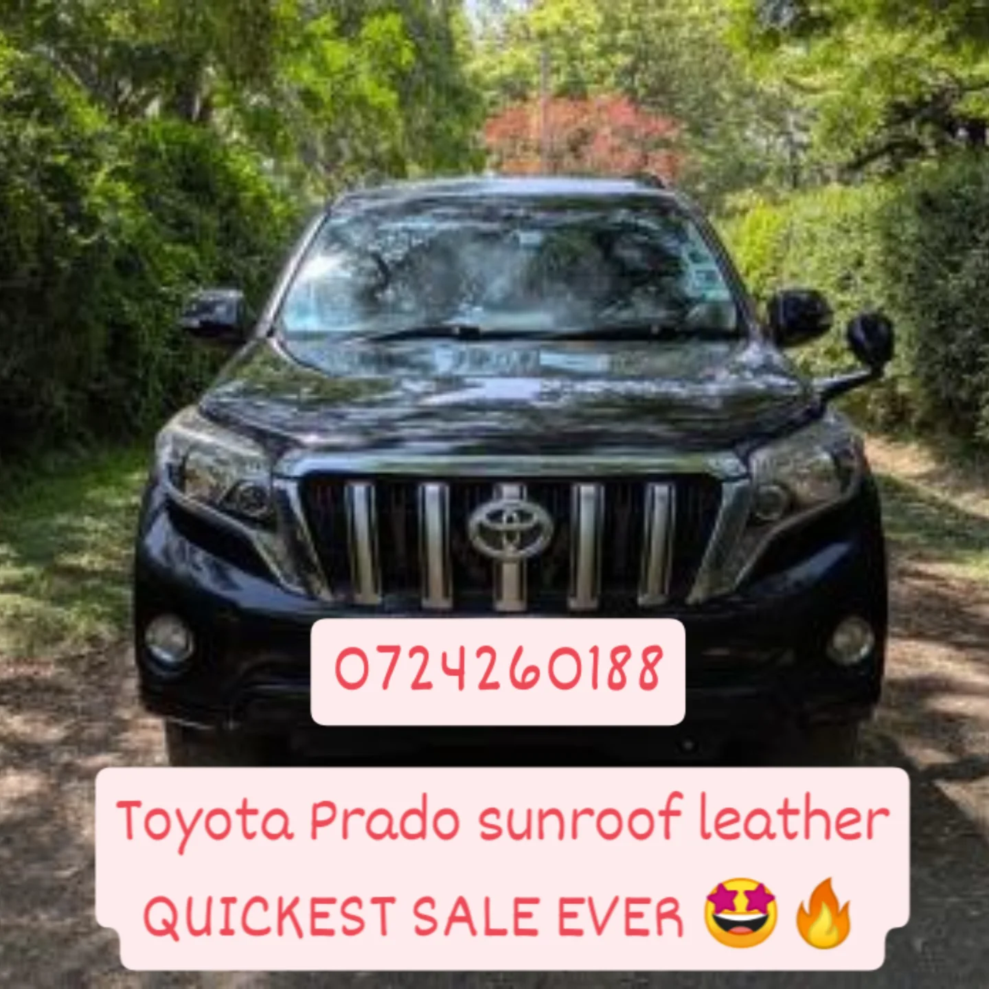 Toyota Land-Cruiser Prado Fully Loaded QUICK SALE You Pay 30% Deposit Hire purchase installments HP UpTo 70% financing/finance NO CRB STATUS CHECK Trade in OK sunroof leather j150