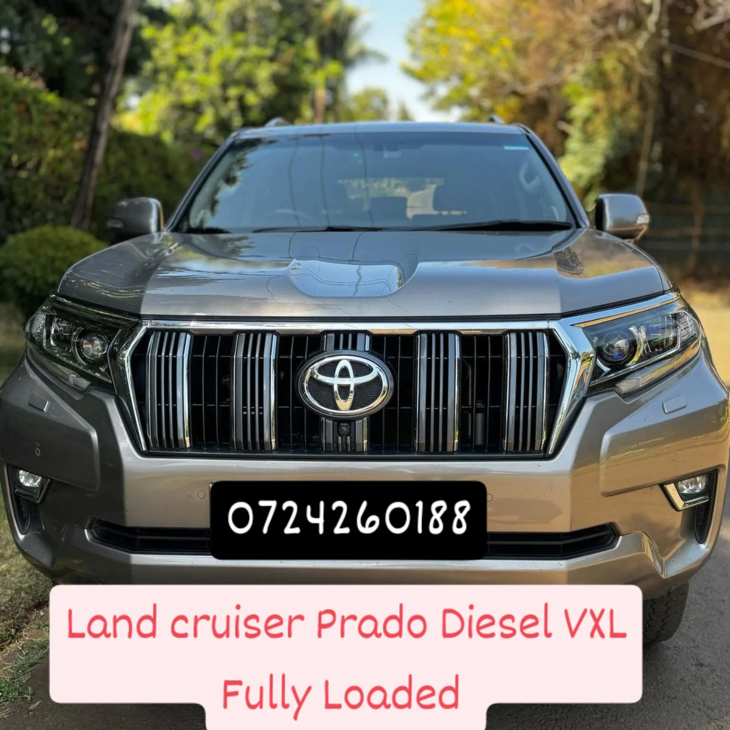 Toyota Land Cruiser Prado VXL 2018 6.9M ONLY 😲 🤯 QUICK SALE You Pay 30% Deposit Hire purchase installments HP UpTo 70% financing/finance NO CRB STATUS CHECK Trade in OK