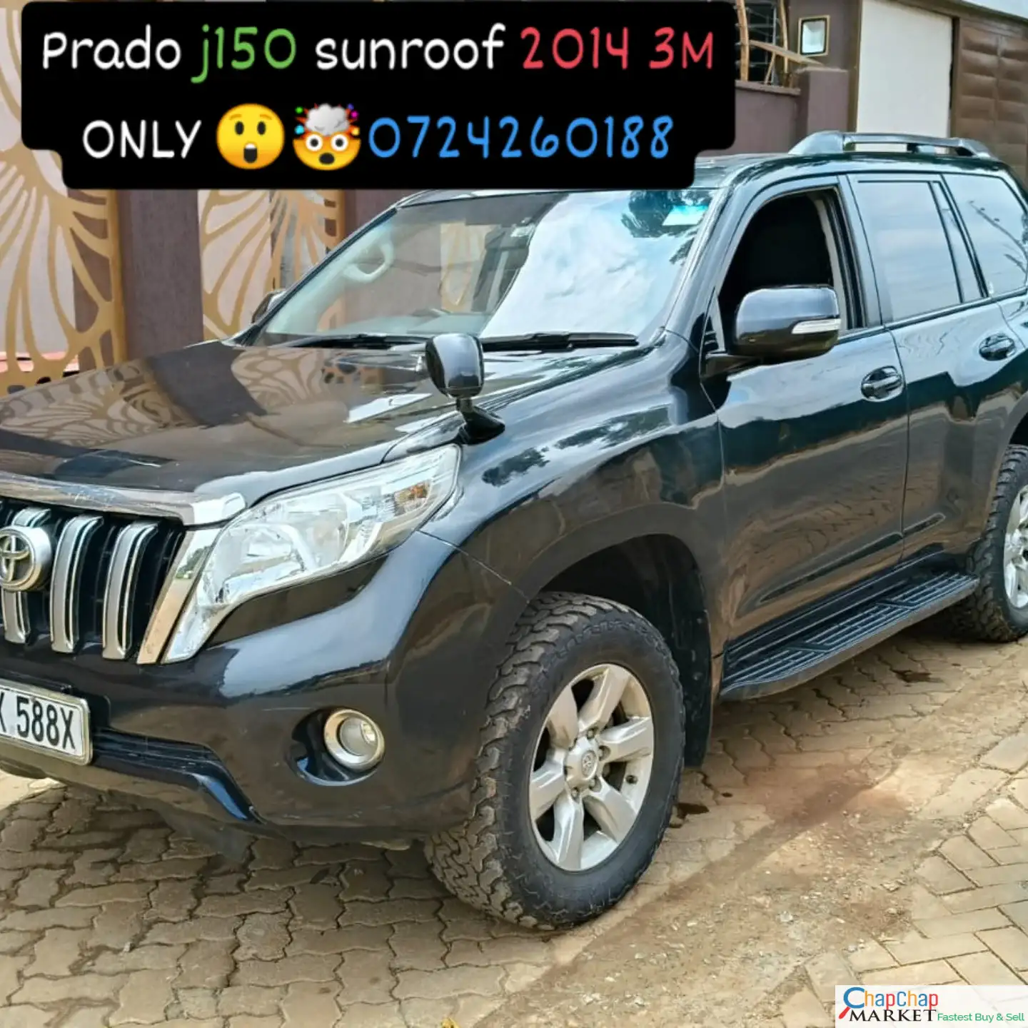 Toyota LAND-CRUISER PRADO SUNROOF 3M ONLY 😲 Year 2014 j-150 fully loaded deal on offer QUICKEST SALE You Pay 30% Deposit Hire purchase installments HP UpTo 70% financing/finance NO CRB STATUS CHECK Trade in OK