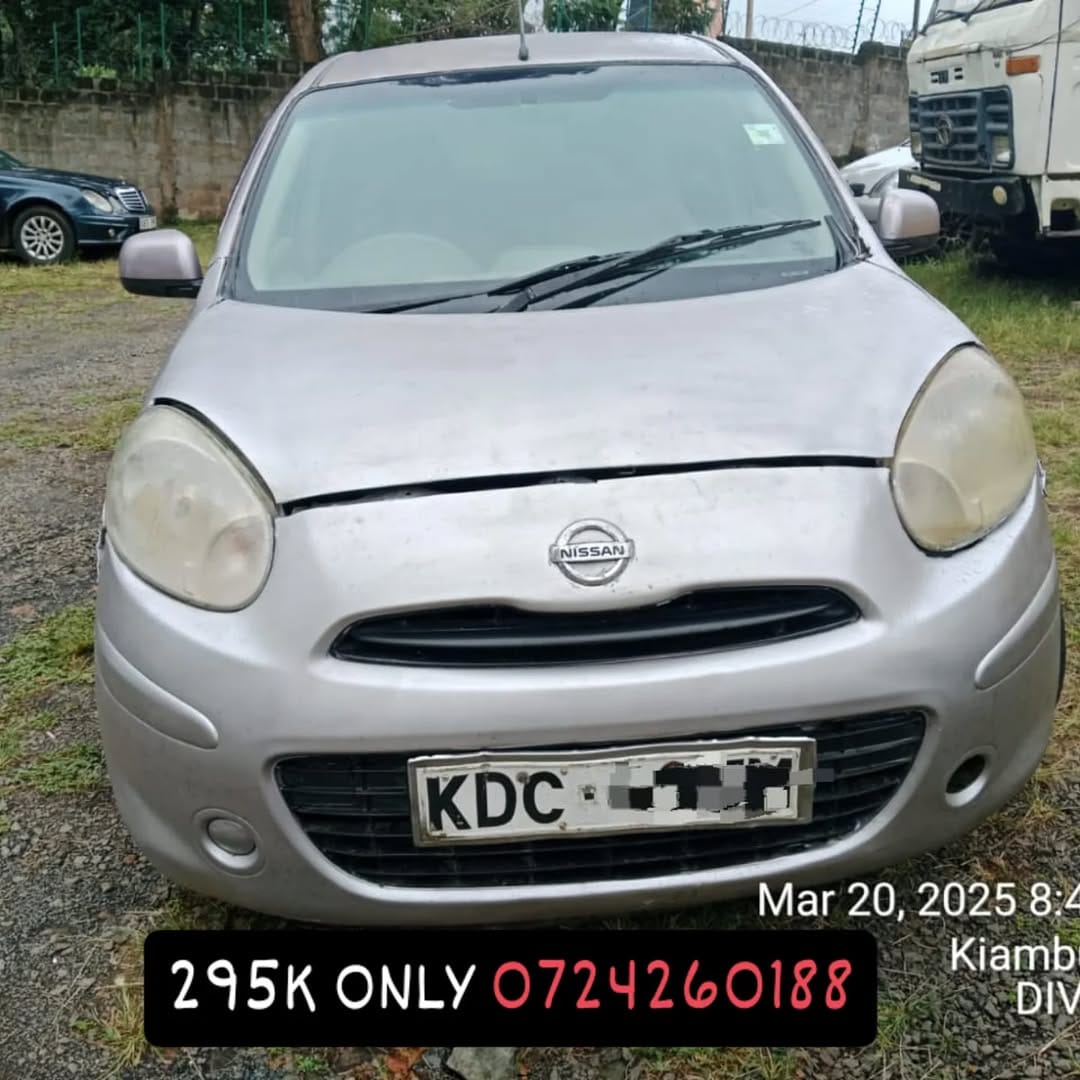 Nissan March 2014 KDC 290K 😲 😲 on offer QUICK SALE You Pay 30% Deposit Hire purchase installments HP UpTo 70% financing/finance NO CRB STATUS CHECK Trade in OK 🔥